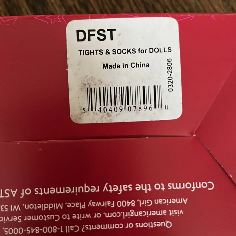 American girl doll tights and socks for dolls - new in box!